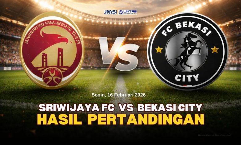 Skor Sriwijaya FC vs Bekasi City
