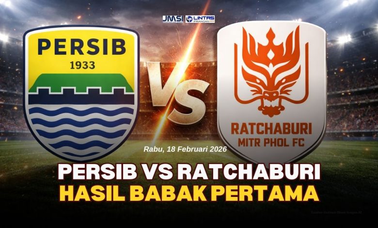 hasil babak pertama persib vs ratchaburi