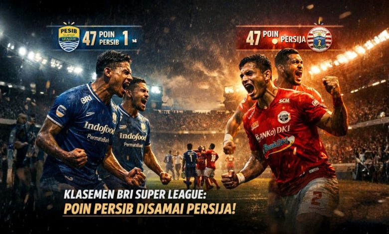 Klasemen BRI Super League Terbaru: Poin Persib Disamai Persija