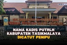 nama kadis putrlh kabupaten tasikmalaya dicatut penipu