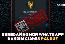 Waspada! Nomor WhatsApp Dandim Ciamis Ini Ternyata Palsu [Cek Fakta]