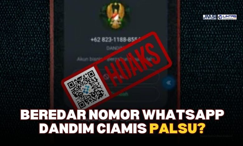 Waspada! Nomor WhatsApp Dandim Ciamis Ini Ternyata Palsu [Cek Fakta]