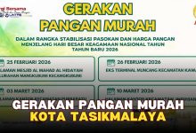 Gerakan Pangan Murah Pemkot Tasikmalaya Dimulai Besok, Catat Lokasinya!