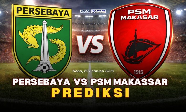 Prediksi Persebaya vs PSM Makassar | Rabu, 25 Feb 2027