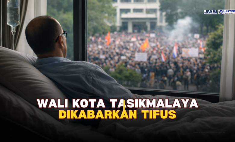 Dikabarkan Sakit Tifus, Wali Kota Tasikmalaya Tak Temui Massa Aksi