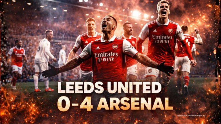 Leeds United vs Arsenal: The Gunners Ngamuk, Pesta Gol di Elland Road