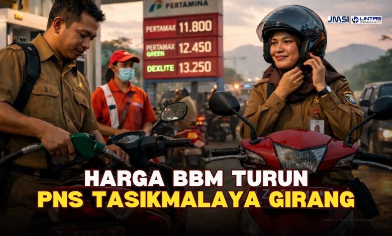 Harga BBM Turun, Staf PNS Tasikmalaya Girang