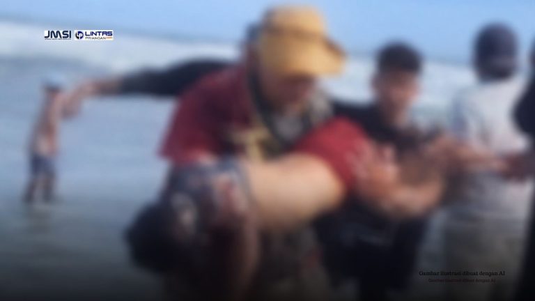 Selamatkan Anak Tenggelam, Seorang ASN Gugur di Pantai Padabumi Tasikmalaya