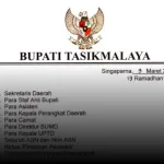 ASN Kabupaten Tasikmalaya Dilarang Minta THR