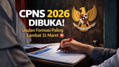 CPNS 2026 Dibuka Usulan Formasi Paling Lambat 31 Maret 2026