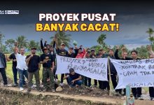 Disegel Warga Tasikmalaya Proyek Pusat Dikerjakan Asal-Asalan