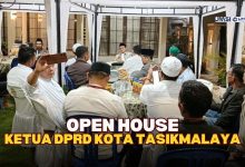 H Aslim Open House Ketua DPRD Kota Tasikmalaya