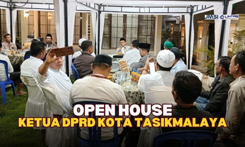 H Aslim Open House Ketua DPRD Kota Tasikmalaya