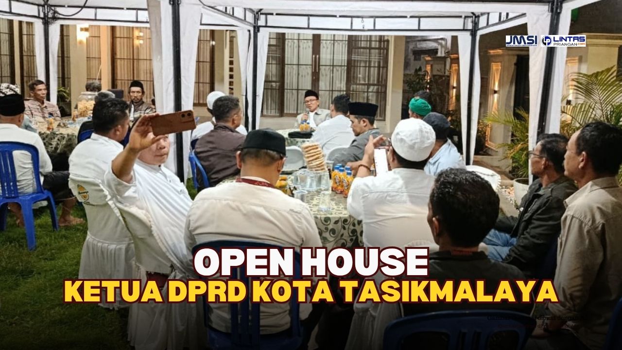 Ratusan Warga Sambut Open House Ketua DPRD Kota Tasikmalaya H Aslim Open House Ketua DPRD Kota Tasikmalaya