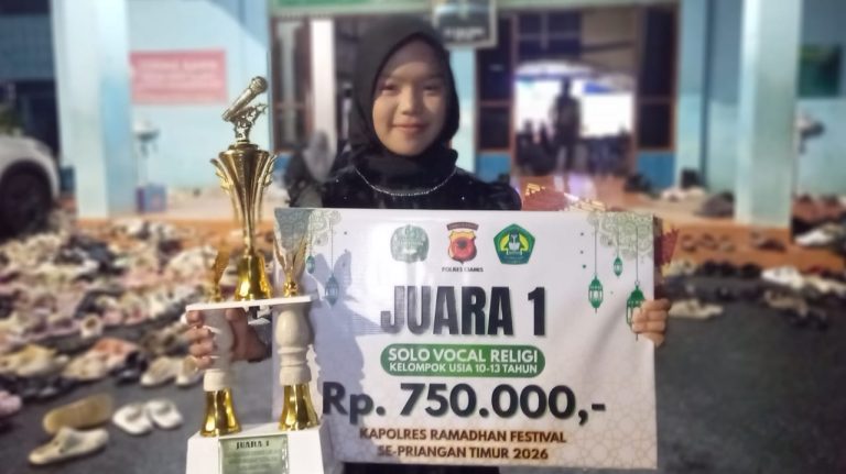Ajang KR-Fest 2026, Najwa Nada Hanifa Sabet Juara 1 Vocal Religi