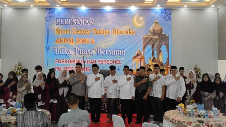 Kapolres Ciamis Resmikan Sport Center, Siap Gelar Turnamen Se-Priangan Timur