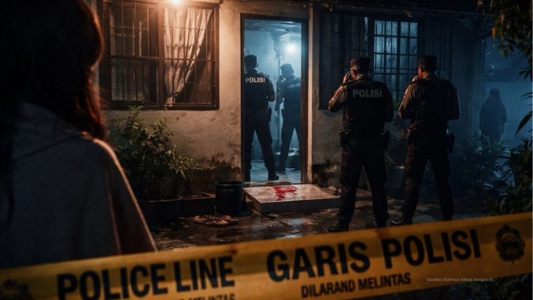 Supertega! Kakak Bunuh Adik di Garut, Ditusuk Saat Tidur