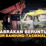 Kecelakaan Beruntun, Jalur Mudik Bandung-Tasikmalaya Tersendat