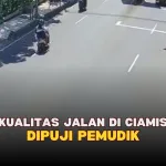 Kualitas Jalan di Kabupaten Ciamis Dipuji Pemudik Purbalingga