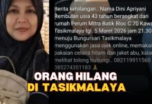 Orang Hilang di Tasikmalaya Dalam Perjalanan Ojol Kawalu-Bungursari