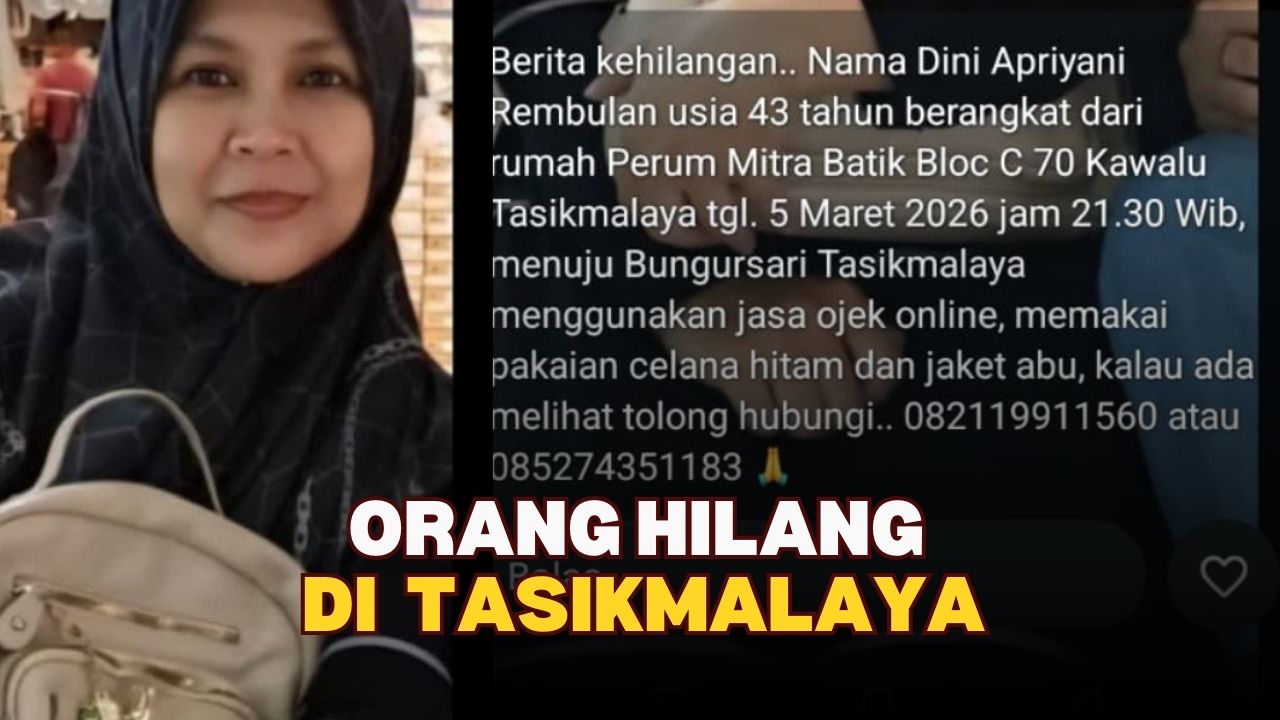 Orang Hilang di Tasikmalaya Dalam Perjalanan Ojol Kawalu-Bungursari