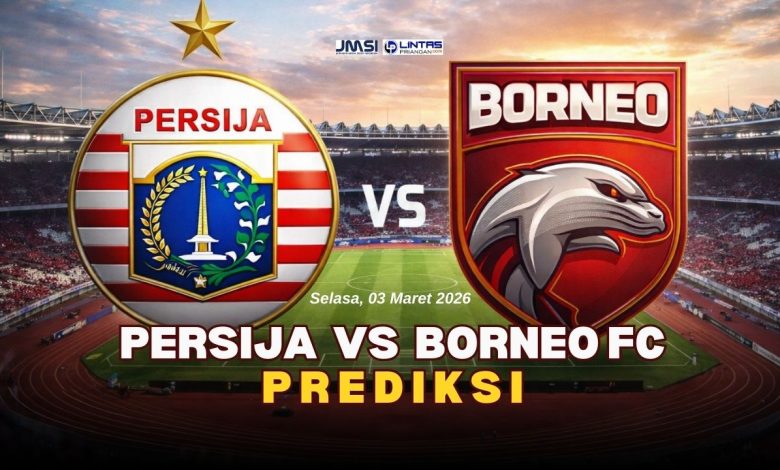 Prediksi Skor Persija vs Borneo FC Duel Puncak Klasemen di GBK