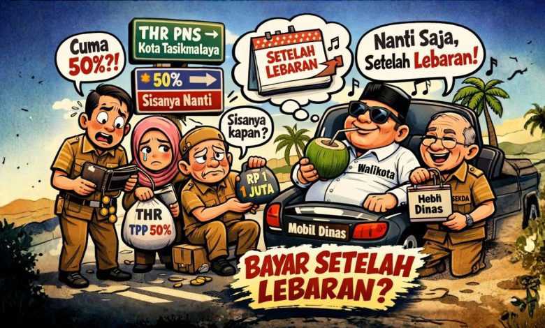 THR PNS Kota Tasikmalaya Dicicil, Sisanya Seminggu Setelah Lebaran