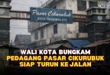 Wali Kota Bungkam, Senin Pedagang Pasar Cikurubuk Turun ke Jalan