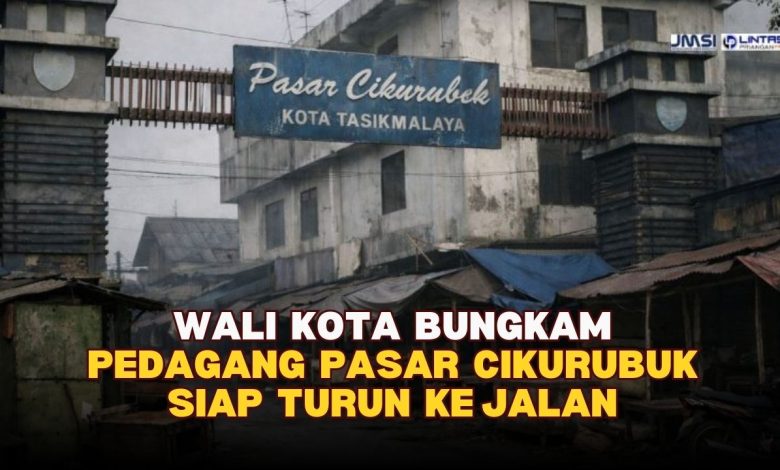 Wali Kota Bungkam, Senin Pedagang Pasar Cikurubuk Turun ke Jalan