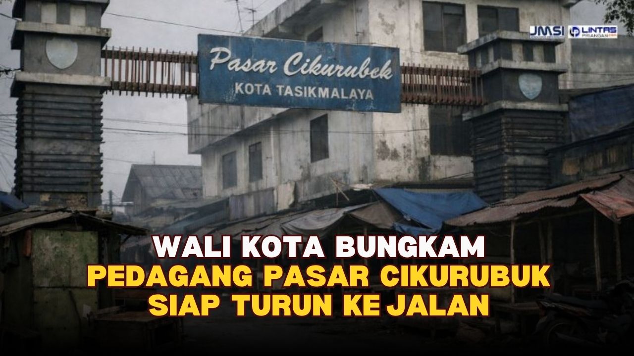 Wali Kota Bungkam, Senin Pedagang Pasar Cikurubuk Turun ke Jalan