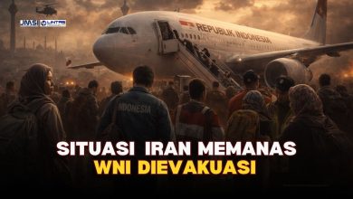situasi memanas wni di iran dievakuasi