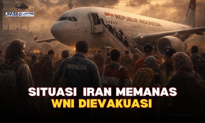 situasi memanas wni di iran dievakuasi