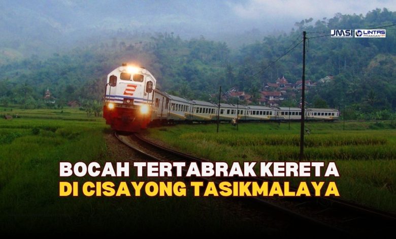 Bocah Tertabrak Kereta di Cisayong