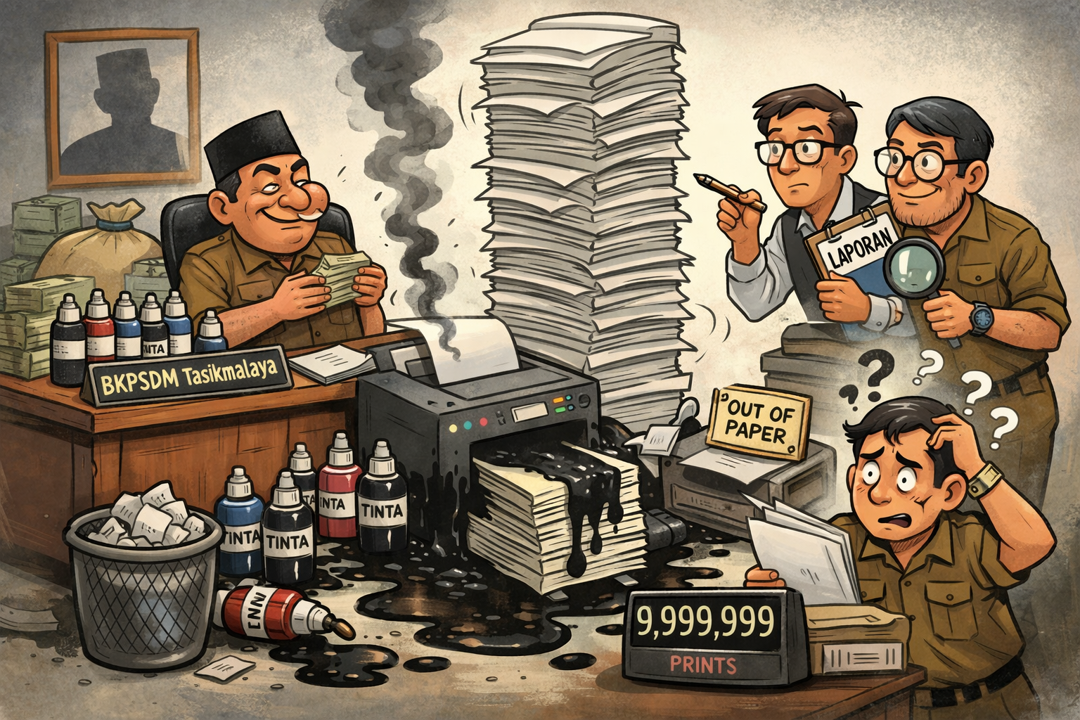 Indikasi Korupsi Kecil-Kecilan, tapi Terus-Terusan di BKPSDM Tasikmalaya BKPSDM Tasikmalaya