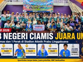 SLBN Ciamis Raih juara umum di o2sn 2026