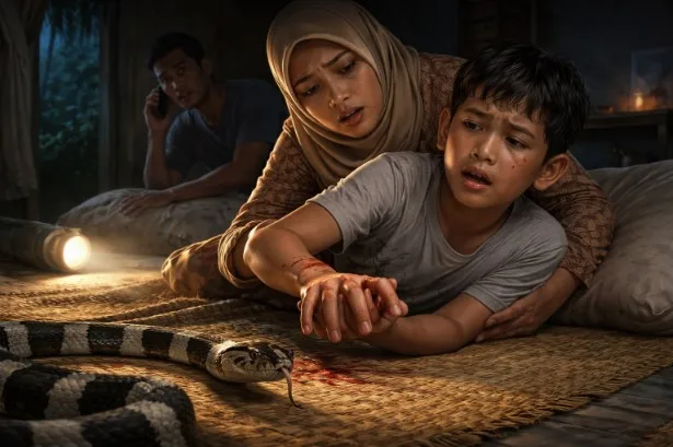 Kasus Anak Dipatuk Ular di Tasikmalaya