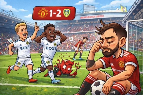 MU vs Leeds Setan Merah Kalah di Kandang MU vs Leeds Setan Merah Kalah di Kandang