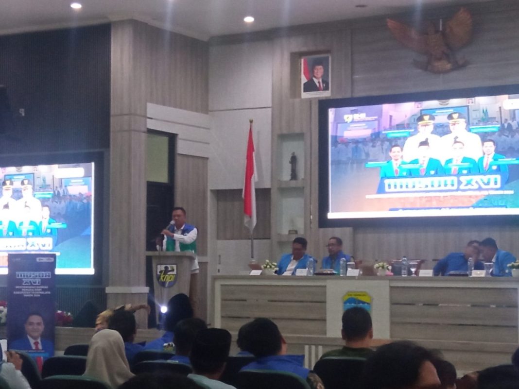 Musda KNPI Kabupaten Tasikmalaya Sambutan Wabup Asep Sopari