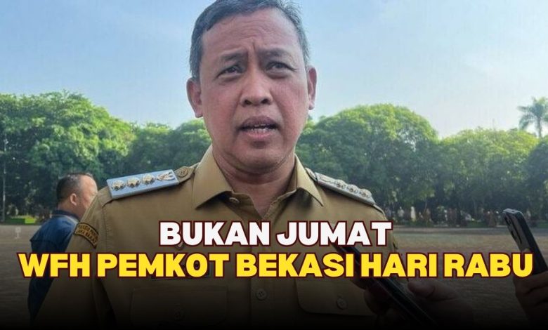 WFH Pemkot Bekasi Pilih Hari Rabu