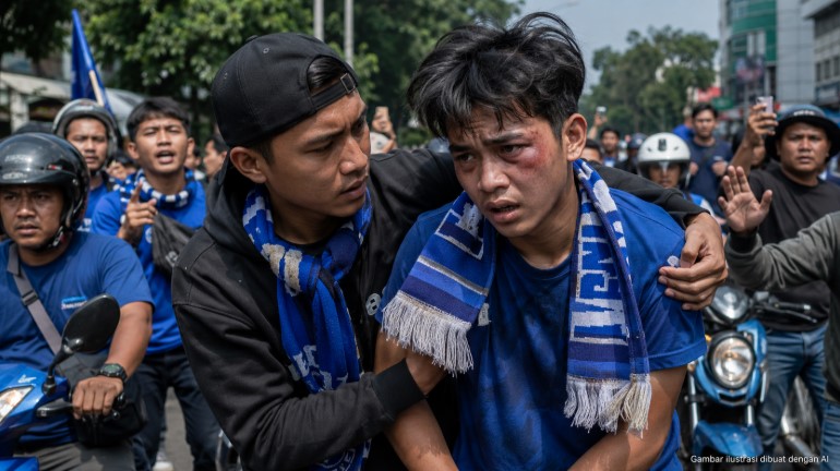 Bobotoh Dikeroyok Konvoi Persib - Berita Persib Lintas Priangan