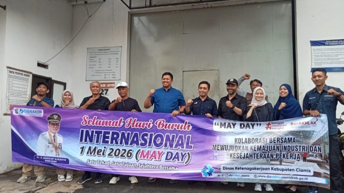 Disnaker Ciamis lakukan pemantauan perusahan saat mayday