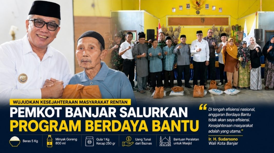 Walikota Banjar Salurkan bantuan warga rentan lewat program berdaya bantu