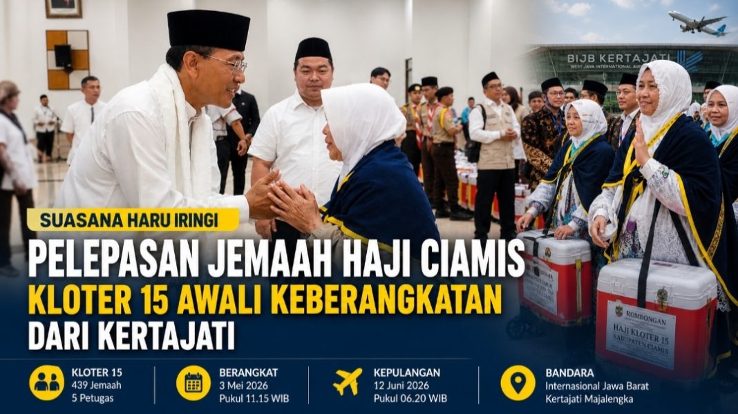 Jemaah haji Ciamis kloter 15 diberangkatkan via Kertajati