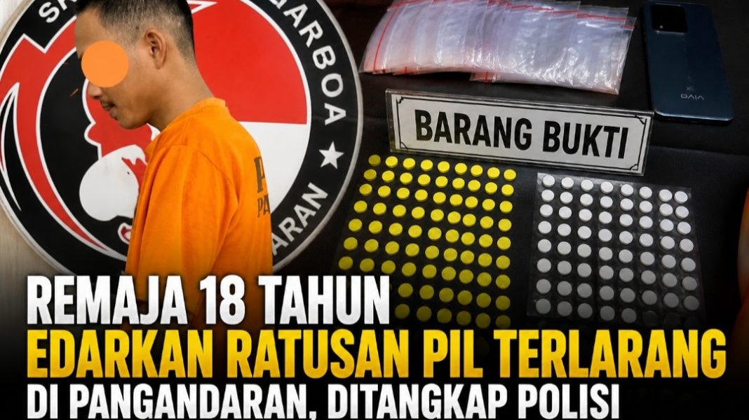 Remaja 18 Tahun di Pangandaran Ditangkap, Edarkan Ratusan Pil Terlarang