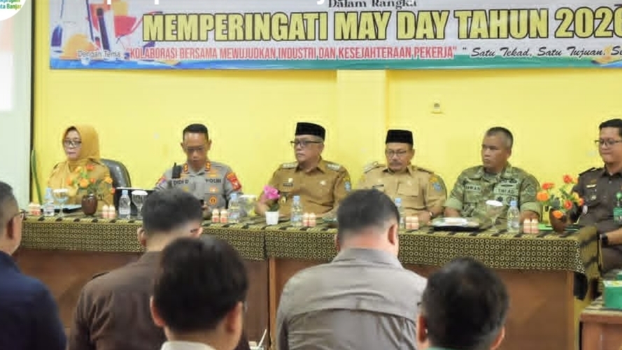 Sarasehan May Day 2026 Wali Kota Banjar Perkuat Sinergitas