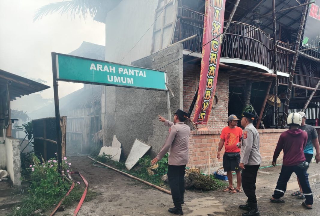 Kebakaran di Pangandaran - Berita Pangandaran - Lintas Priangan