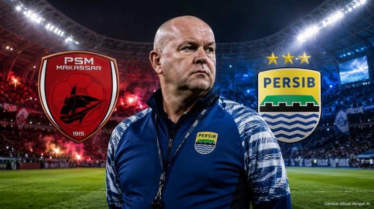 PSM Makassar vs Persib tanpa bojan hodak - berita olahraga - lintas priangan