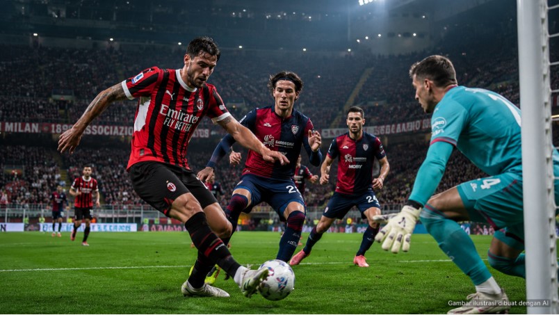 Prediksi AC Milan vs Cagliari - Berita Sepakbola Lintas Priangan
