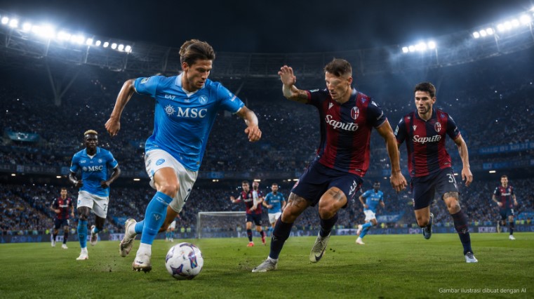 Prediksi Skor Napoli vs Bologna - berita olahraga - lintas priangan