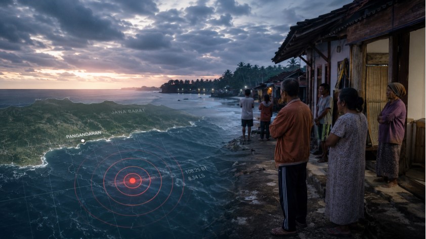 gempa pangandaran 21 mei - berita pangandaran - lintas priangan